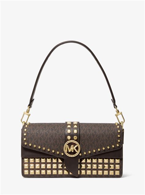 michael kors greenwich studded bag